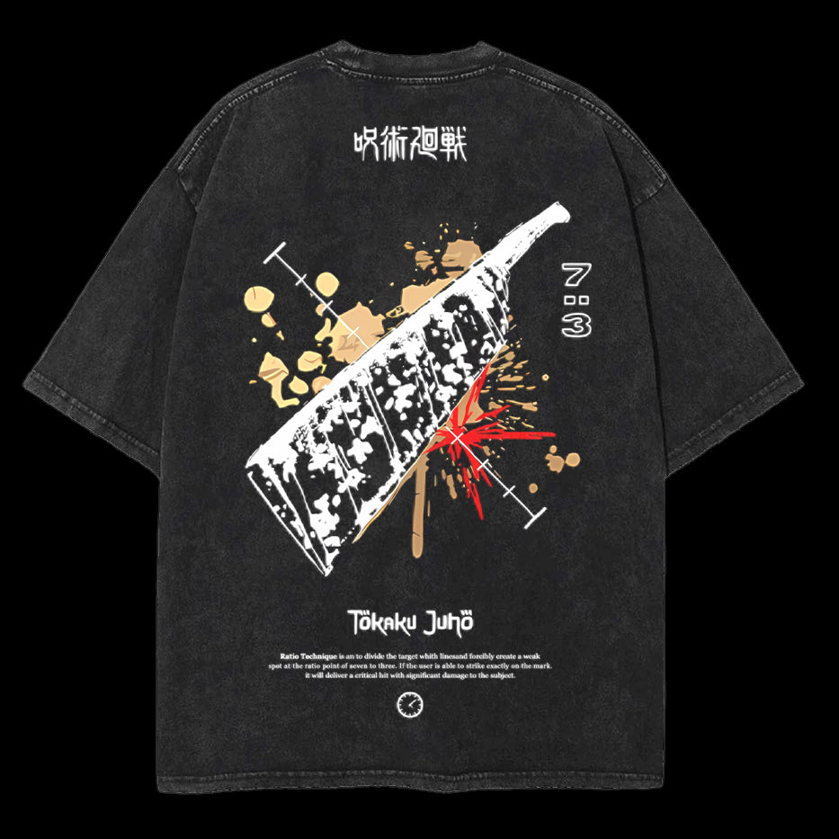 Jujutsu Kaisen "Nanami Kento" Wash T-Shirt [MMU] - Image 2
